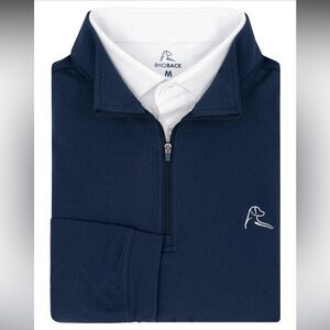 Rhoback Men’s Solid Performance Q-Zip